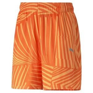 Puma Men's Baseline Orange Printed Basketball Athletic Shorts 2X NWOT